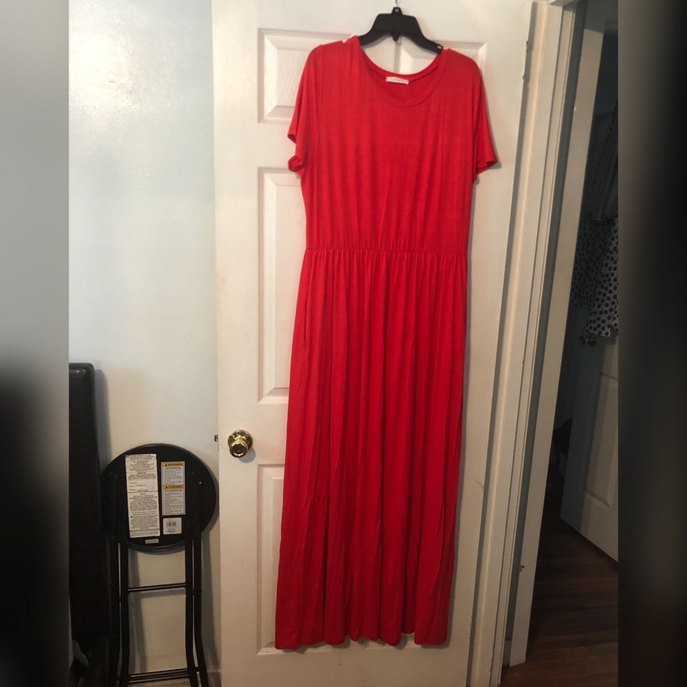Cherry maxi dress